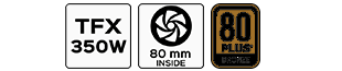 tfx350w-80plusbronce-80mm