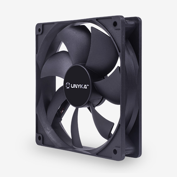 unykach ventilador negro 120 mm