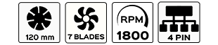 120mm-2000rpm-4pin-7blades