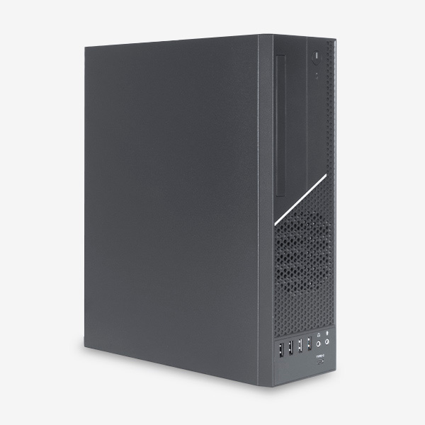 Caja Micro ATX UK3003 Negra con dos USB 2.0, dos USB 3.0 y un USB Type C