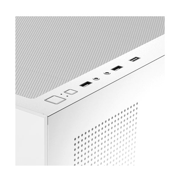 Revelat White Caja ATX gaming con frontal y lateral de Cristal Templado