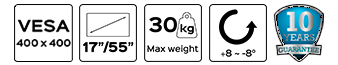 vesa400-17-55-30kilos-8grados