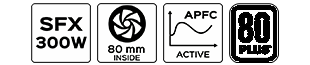 SFX300w-80mm-APFC-80-white