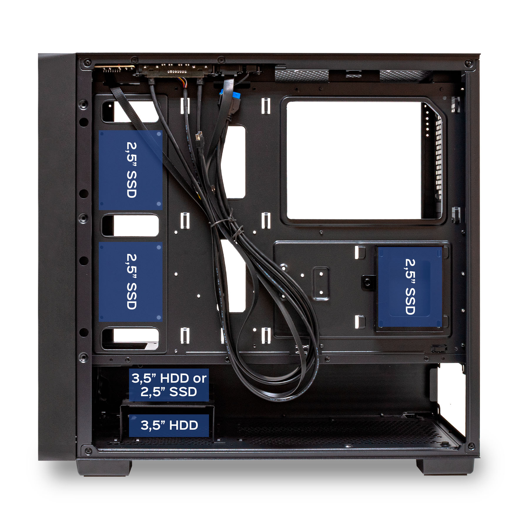Caja ATX Revelat Mesh Black UK121803 SSD